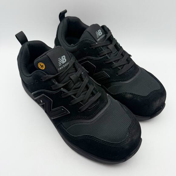 New Balance Mens CT Elite Lite SD Work Sneakers US 9 Wide Black Suede EUC - Picture 5 of 14